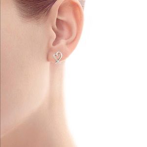 Tiffany & Co. Jewelry - Tiffany & Co sterling silver loving heart earrings Tiffany & Co. Jewelry - Tiffany & Co sterling silver loving heart earrings